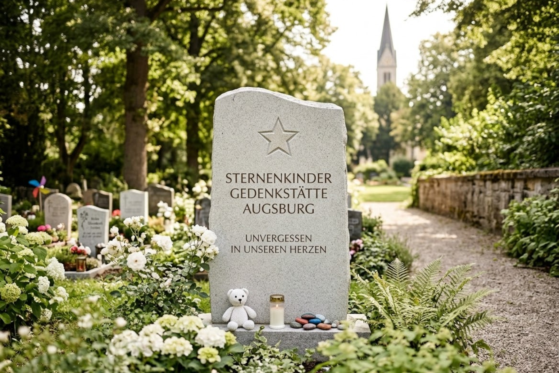 Gedenkstätte für Sternenkinder und Schmetterlingskinder in Augsburg und Göggingen – Einfühlsame Begleitung und Bestattungshilfe durch den Bestattungsdienst Engel.